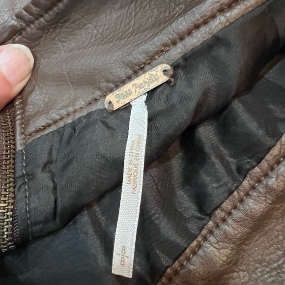 Free people, leather skirt. #204 - Picture 5 of 6